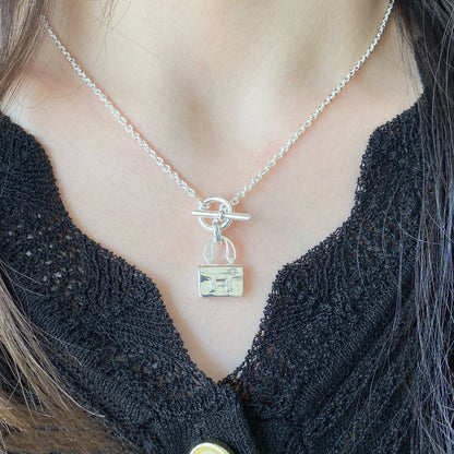 [Saipan]CONSTANCE PEDANT SILVER NECKLACE