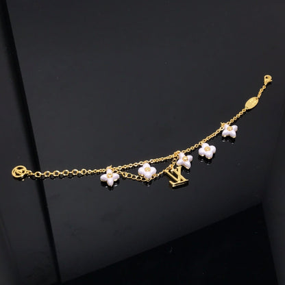 [Saipan]LOGO 6 MOTIF STAR AND SUN GOLD BRACELET