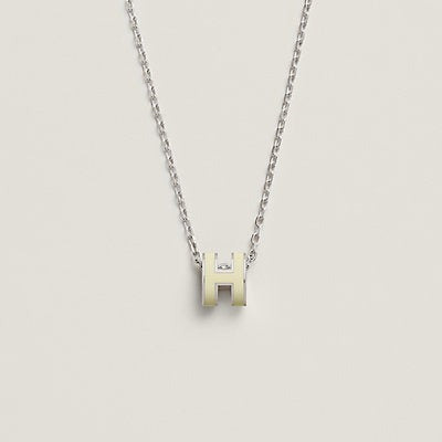 [Saipan]HM CLIC YELLOW ENAMEL GOLD NECKLACE