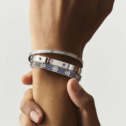[Saipan]CLASSIC 6.1MM LOVE BRACELET 10-DIAMOND MULTICOLOR