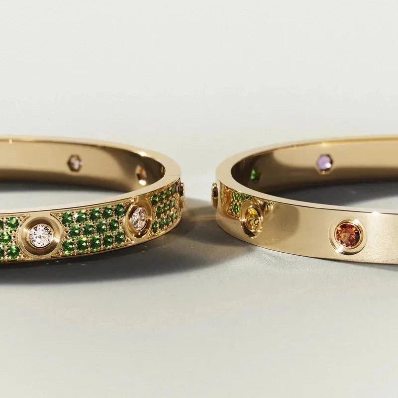 [Saipan]CLASSIC 6.1MM LOVE BRACELET 10-DIAMOND MULTICOLOR