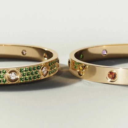 [Saipan]CLASSIC 6.1MM LOVE BRACELET 10-DIAMOND MULTICOLOR