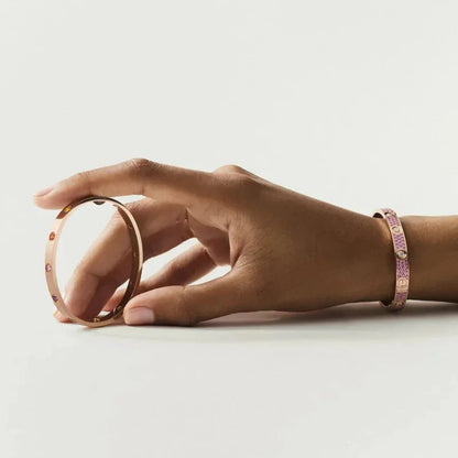 [Saipan]CLASSIC 6.1MM LOVE BRACELET 10-DIAMOND MULTICOLOR