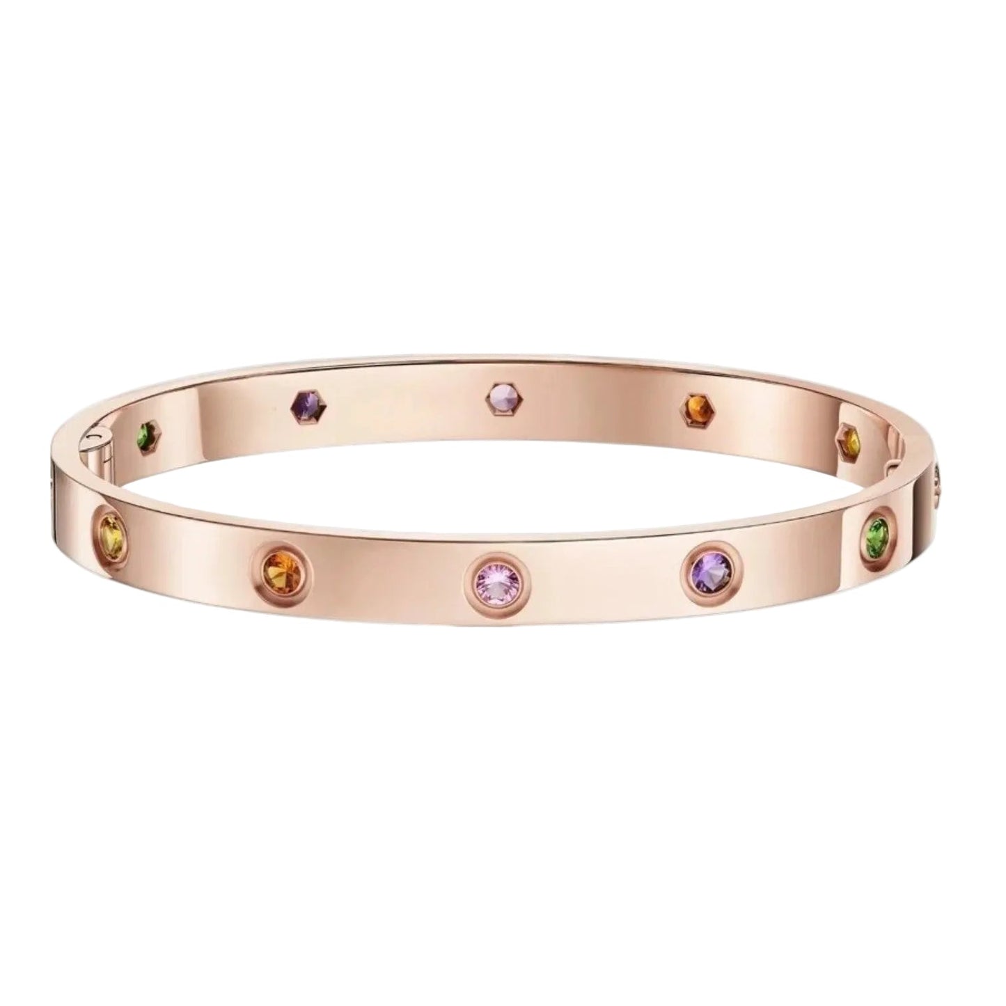 [Saipan]CLASSIC 6.1MM LOVE BRACELET 10-DIAMOND MULTICOLOR