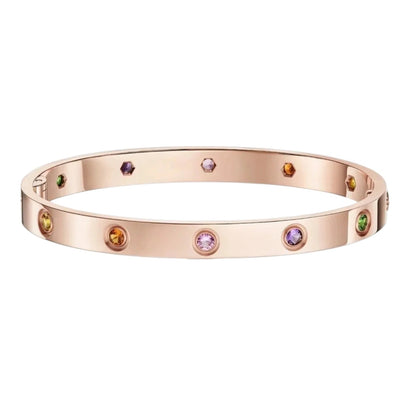 [Saipan]CLASSIC 6.1MM LOVE BRACELET 10-DIAMOND MULTICOLOR
