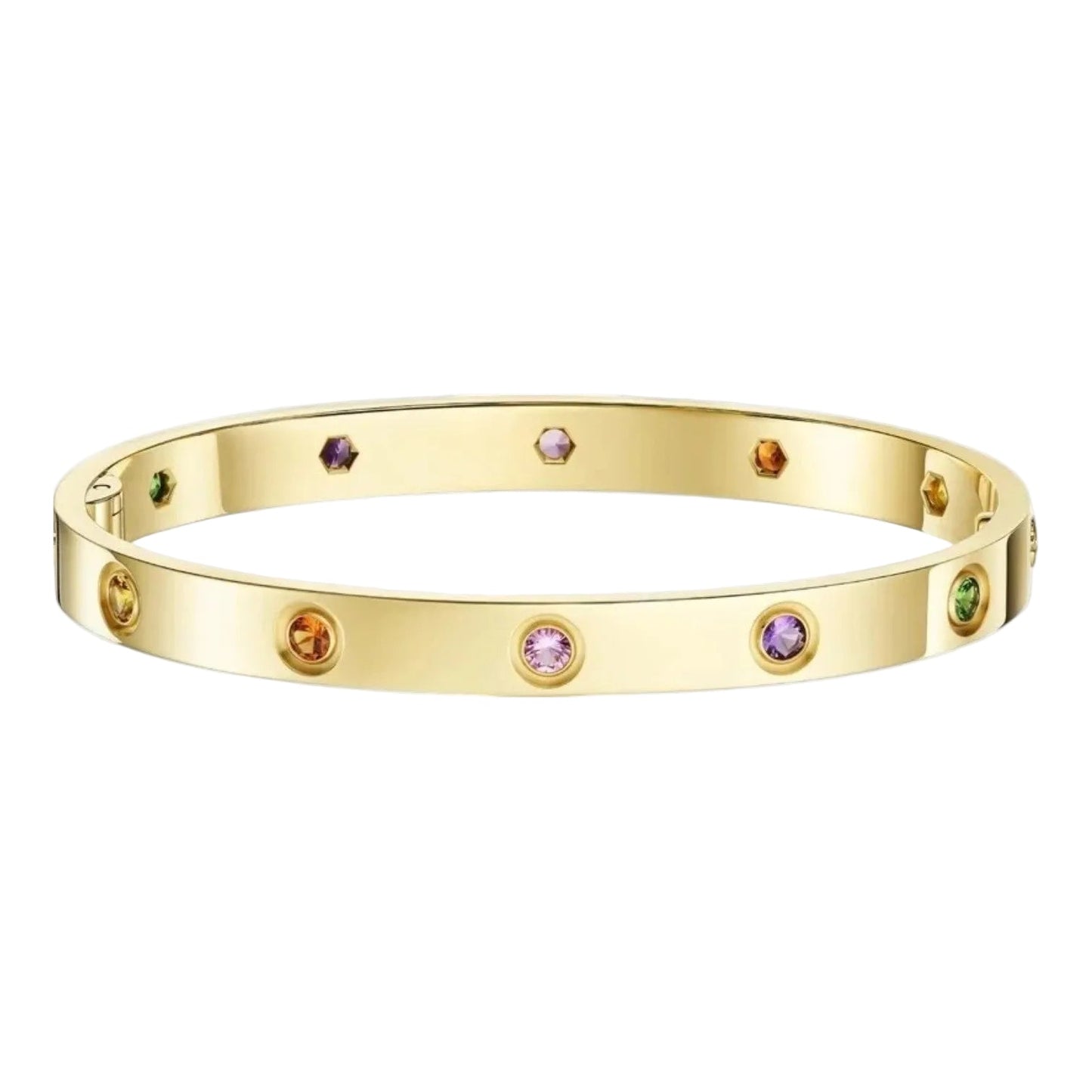 [Saipan]CLASSIC 6.1MM LOVE BRACELET 10-DIAMOND MULTICOLOR
