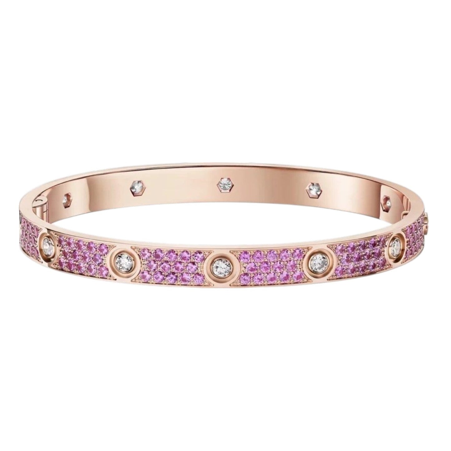 [Saipan]CLASSIC 6.1MM LOVE BRACELET 10-DIAMOND FULL PAVÉ