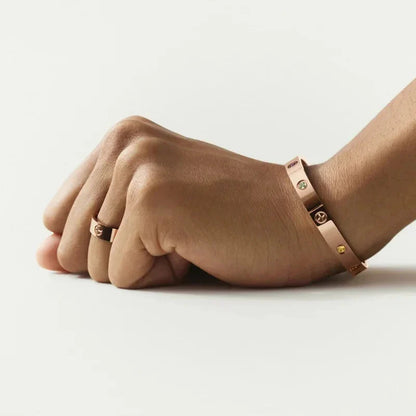 [Saipan]CLASSIC 6.1MM LOVE BRACELET 10-DIAMOND MULTICOLOR