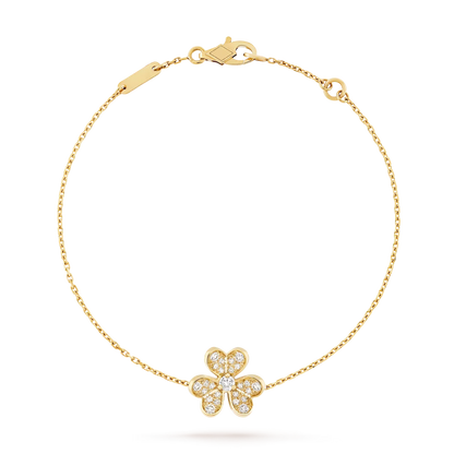 [Saipan]LUMINOUS BLOSSOM SINGLE-MOTIF CHARM BRACELET
