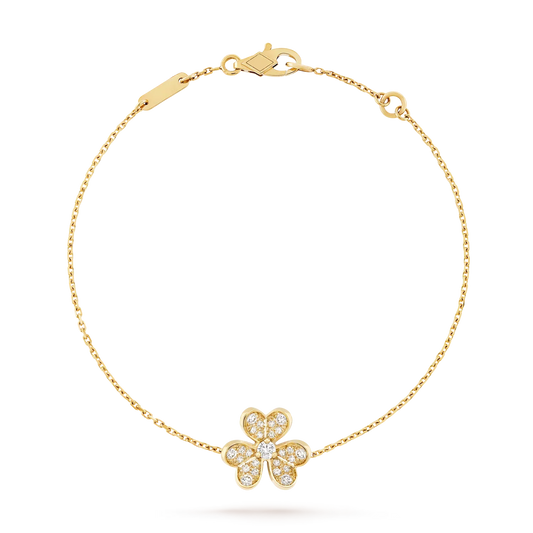[Saipan]LUMINOUS BLOSSOM SINGLE-MOTIF CHARM BRACELET