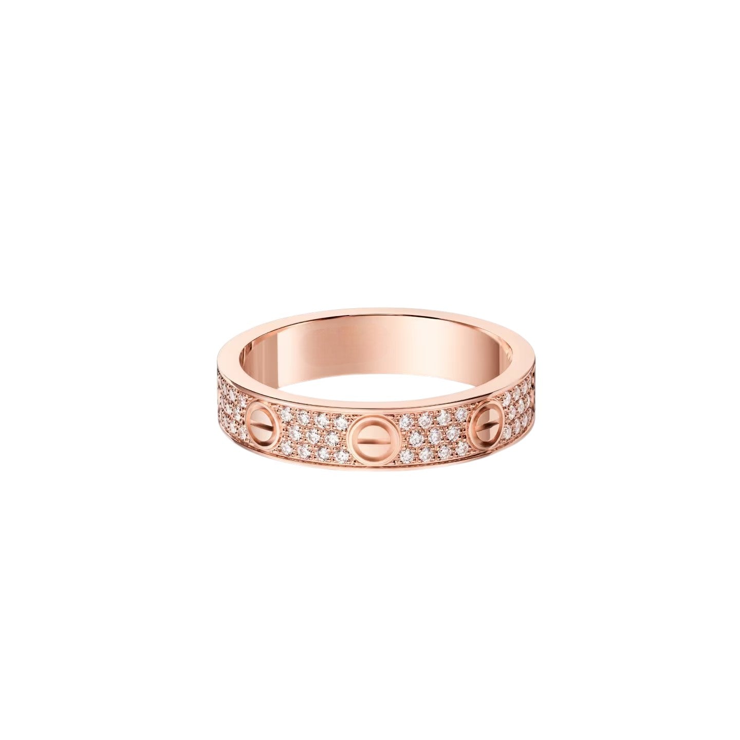 [Saipan]LOVE 4MM PAVÉ DIAMOND RING