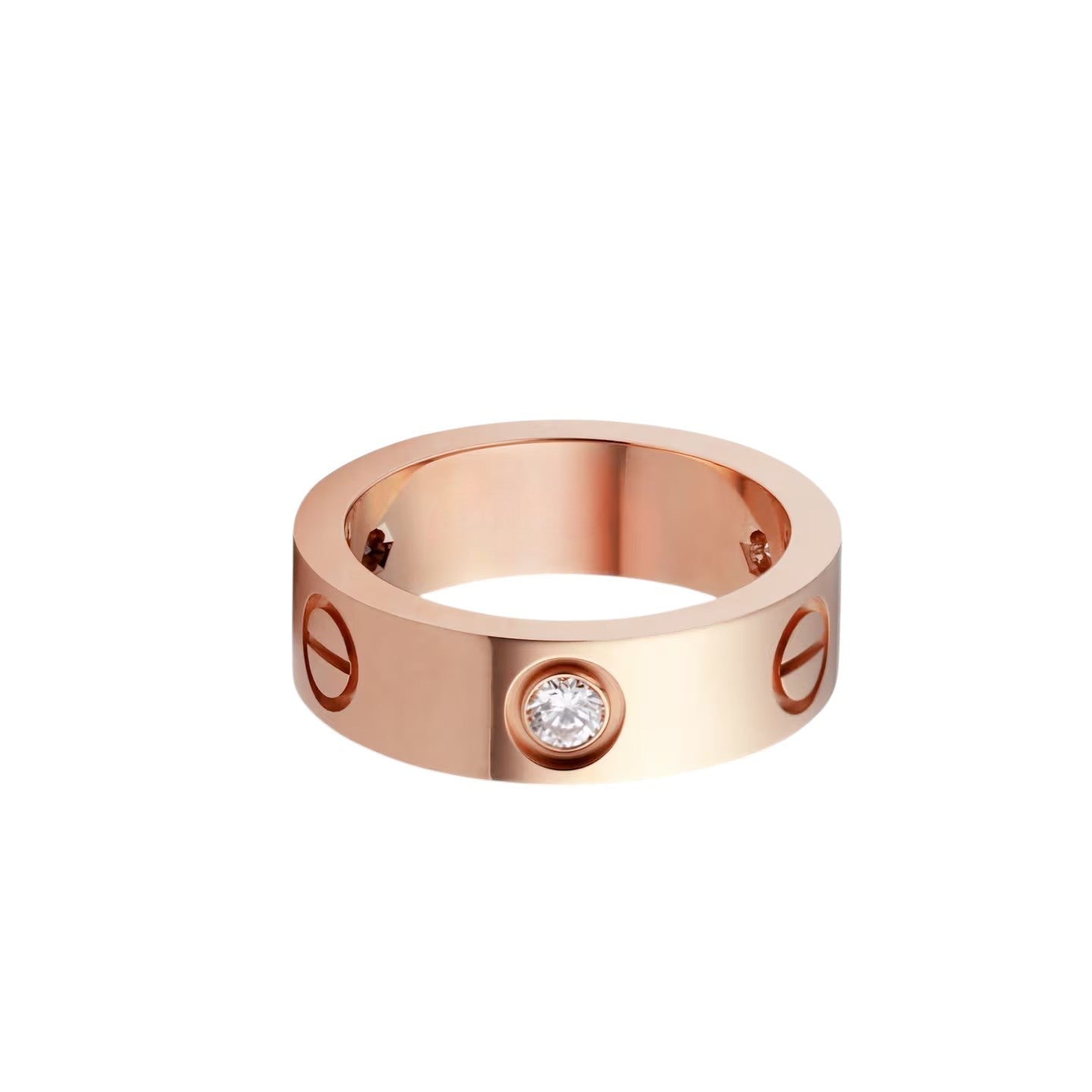 [Saipan]LOVE 5.5MM 3 DIAMONDS RING