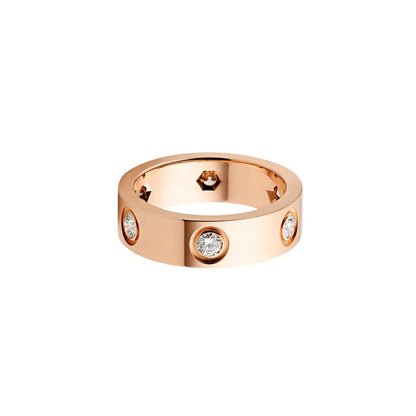 [Saipan]LOVE 5.5MM 6 DIAMONDS RING