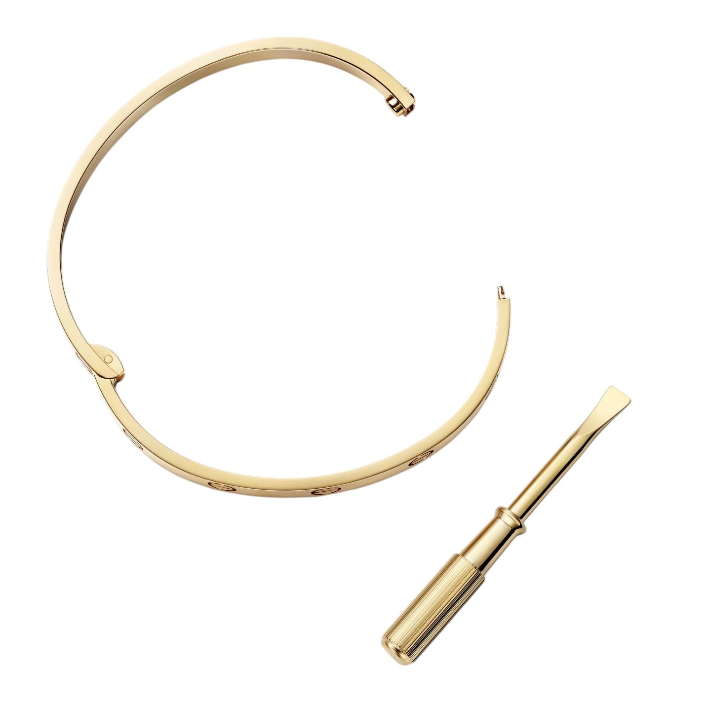 [Saipan]CLASSIC 6.1MM LOVE SINGLE-SCREW CLOSURE BANGLE