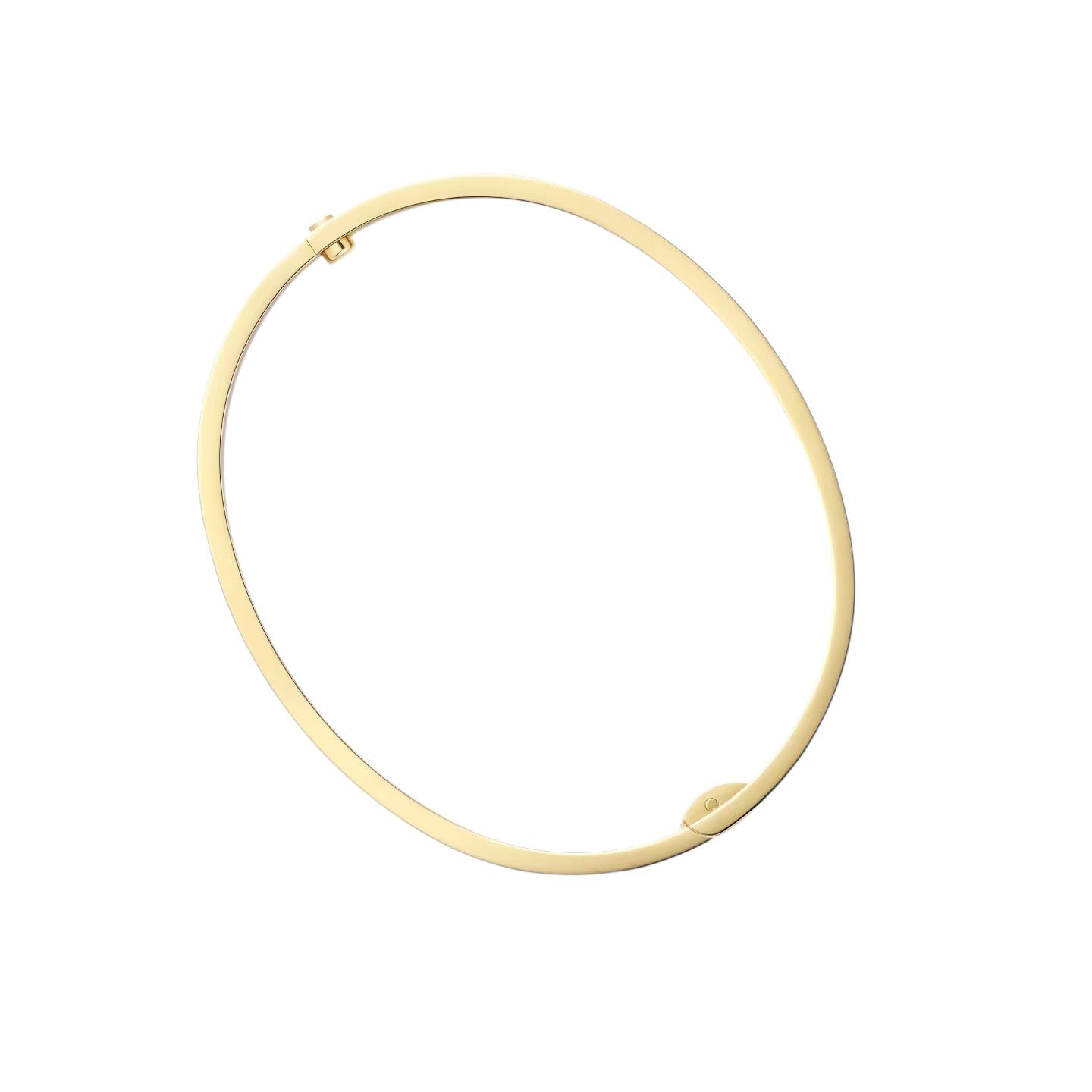 [Saipan]CLASSIC 6.1MM LOVE SINGLE-SCREW CLOSURE BANGLE - 10-DIAMOND