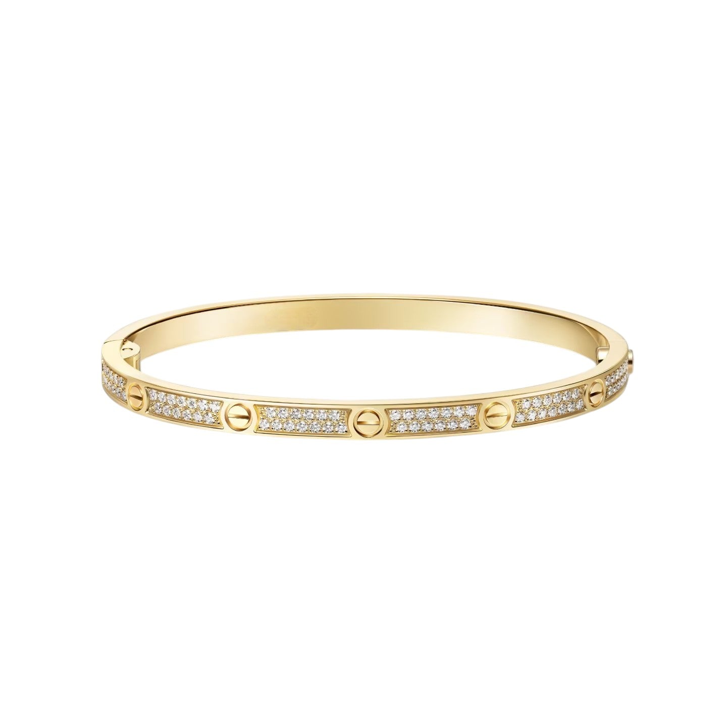 [Saipan]CLASSIC 3.65MM LOVE FULL PAVE BANGLE