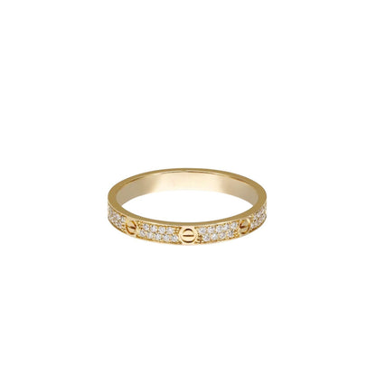 [Saipan]LOVE 2.6MM PAVÉ DIAMOND RING