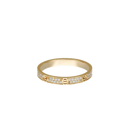 [Saipan]LOVE 2.6MM PAVÉ DIAMOND RING
