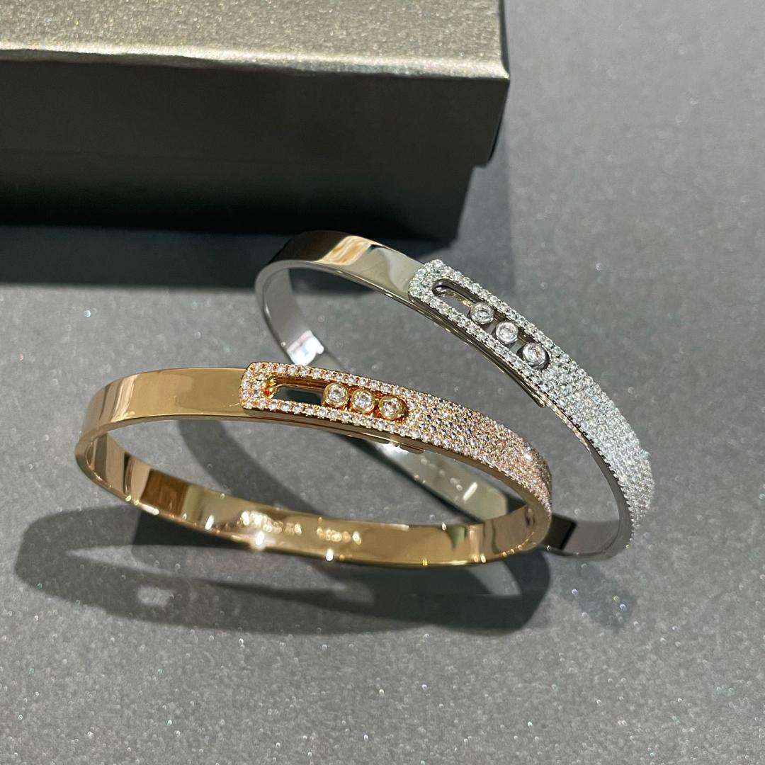 [Saipan]MOVE NOA PAVÉ DIAMOND BANGLE BRACELET