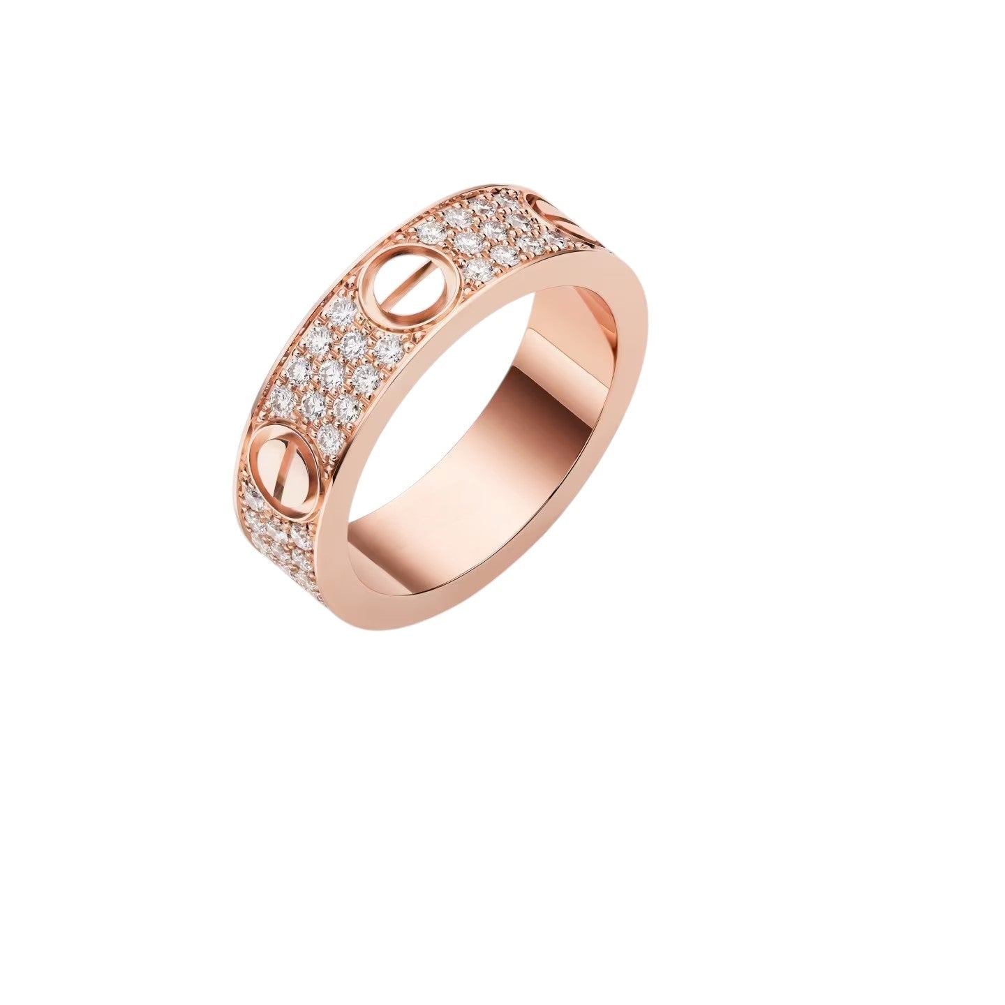 [Saipan]LOVE 5.5MM FULL-PAVÉ DIAMOND RING