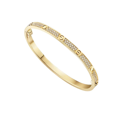 [Saipan]CLASSIC 3.65MM LOVE FULL PAVE BANGLE