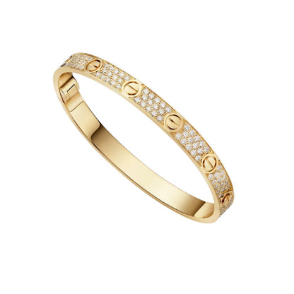 [Saipan]CLASSIC 6.1MM LOVE BANGLE - FULL PAVÉ