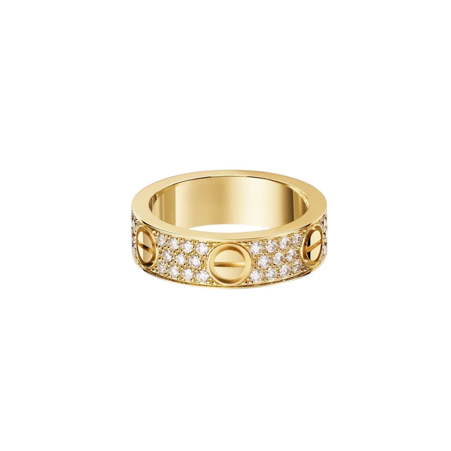[Saipan]LOVE 5.5MM FULL-PAVÉ DIAMOND RING