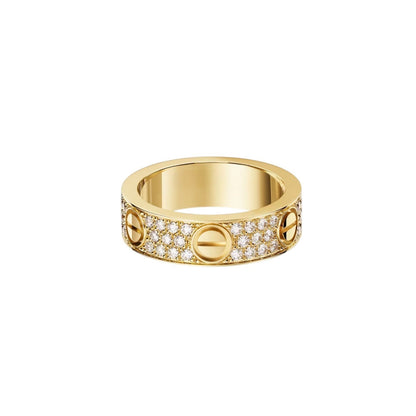 [Saipan]LOVE 5.5MM FULL-PAVÉ DIAMOND RING