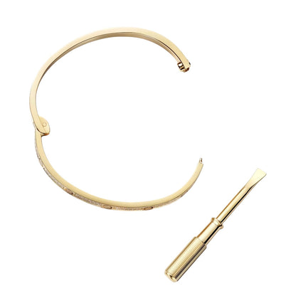 [Saipan]CLASSIC 3.65MM LOVE FULL PAVE BANGLE