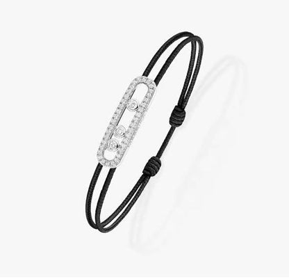 [Saipan]CARE(S) PAVÉ CORD BRACELET