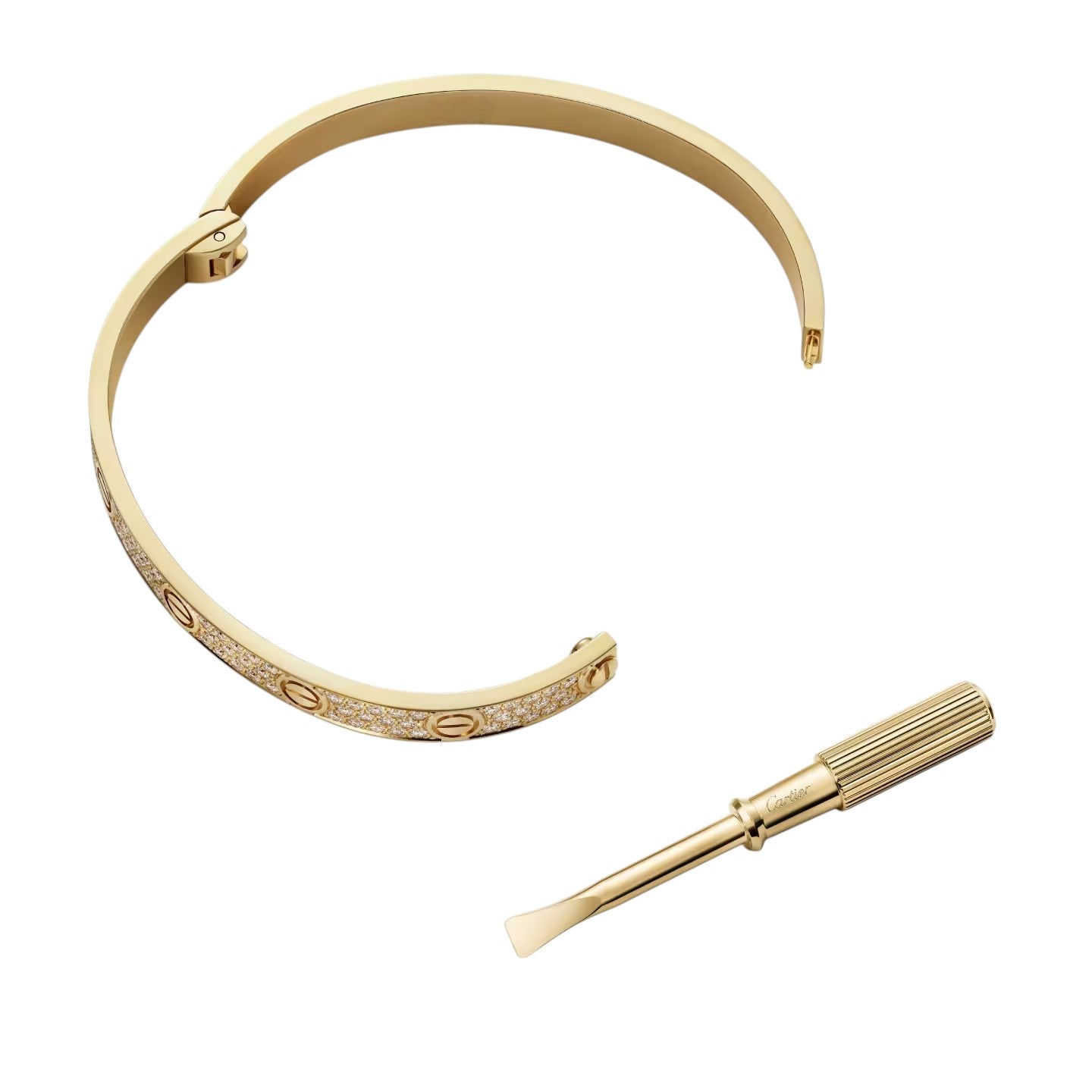 [Saipan]CLASSIC 6.1MM LOVE BANGLE - FULL PAVÉ