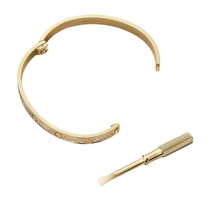 [Saipan]CLASSIC 6.1MM LOVE BANGLE - FULL PAVÉ