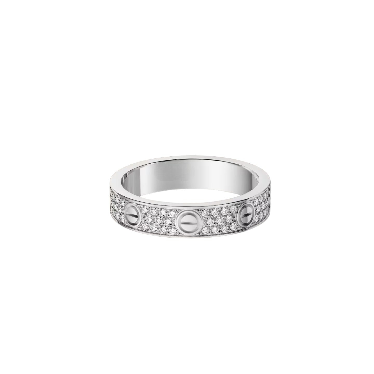[Saipan]LOVE 4MM PAVÉ DIAMOND RING