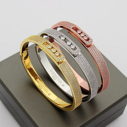 [Saipan]MOVE NOA FULL-PAVÉ DIAMOND BANGLE BRACELET