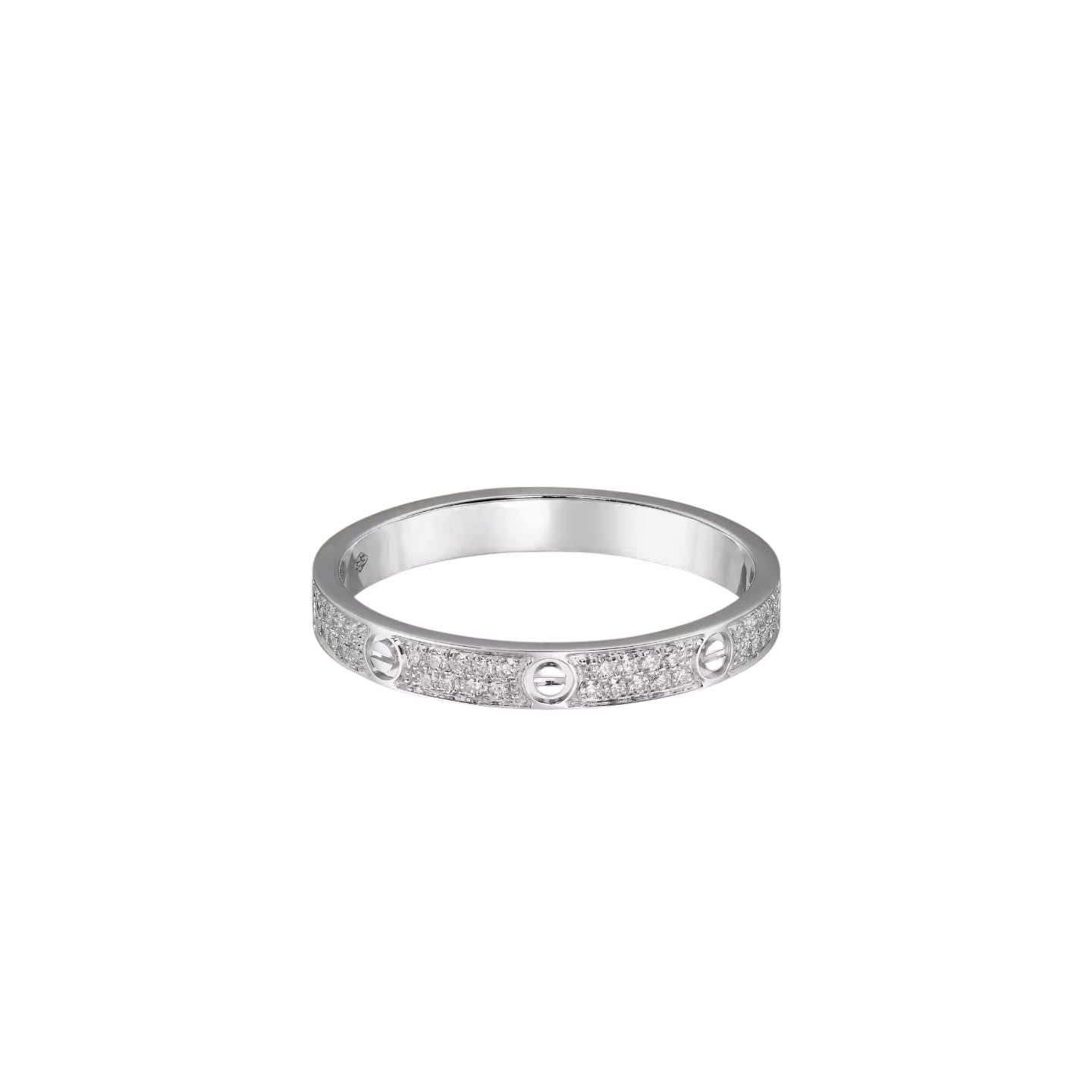 [Saipan]LOVE 2.6MM PAVÉ DIAMOND RING
