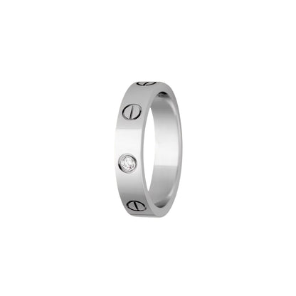 [Saipan]LOVE 4MM 1 DIAMOND RING