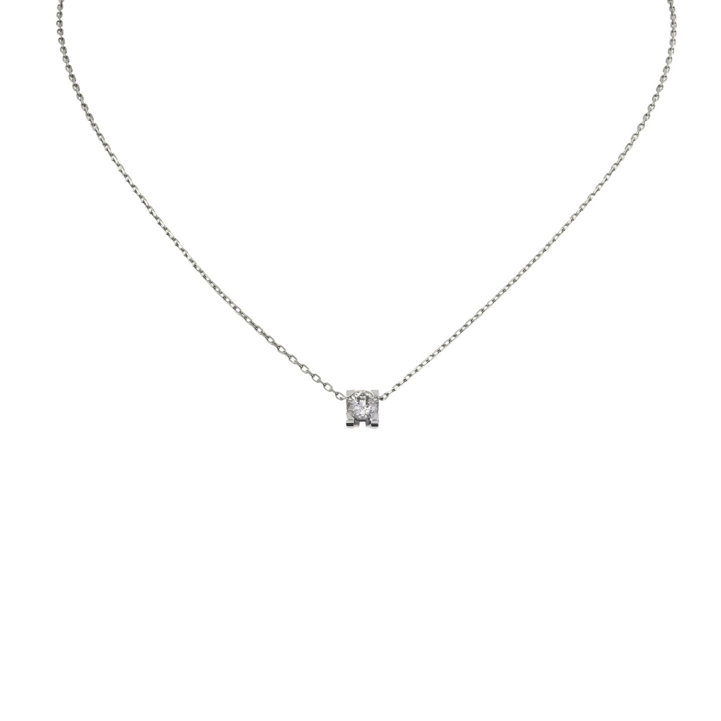 [Saipan]C DE PENDANT DIAMOND NECKLACE