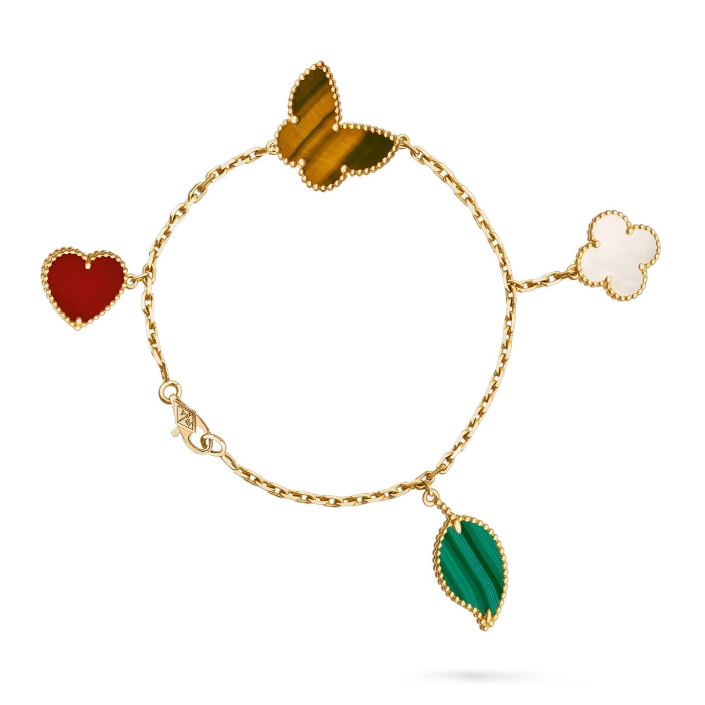 [Saipan]LUCKY NATURE MULTI-CHARM BRACELET