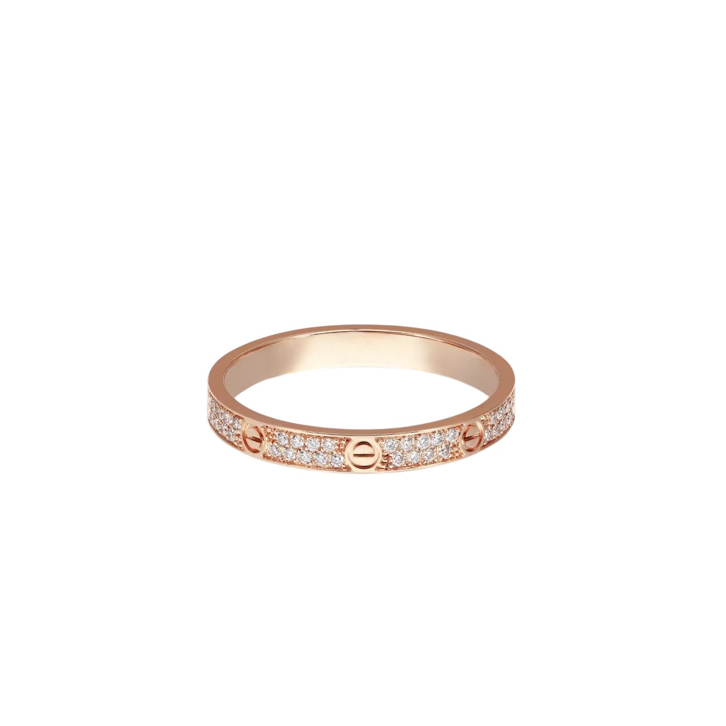 [Saipan]LOVE 2.6MM PAVÉ DIAMOND RING