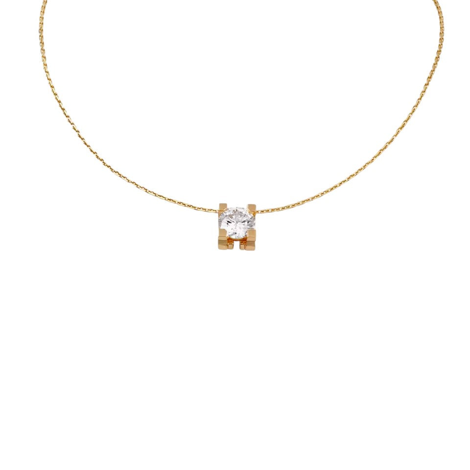 [Saipan]C DE PENDANT DIAMOND NECKLACE