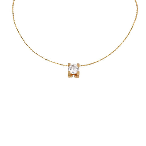 [Saipan]C DE PENDANT DIAMOND NECKLACE