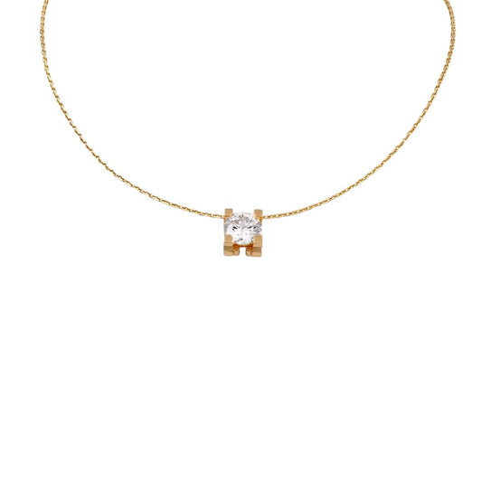 [Saipan]C DE PENDANT DIAMOND NECKLACE