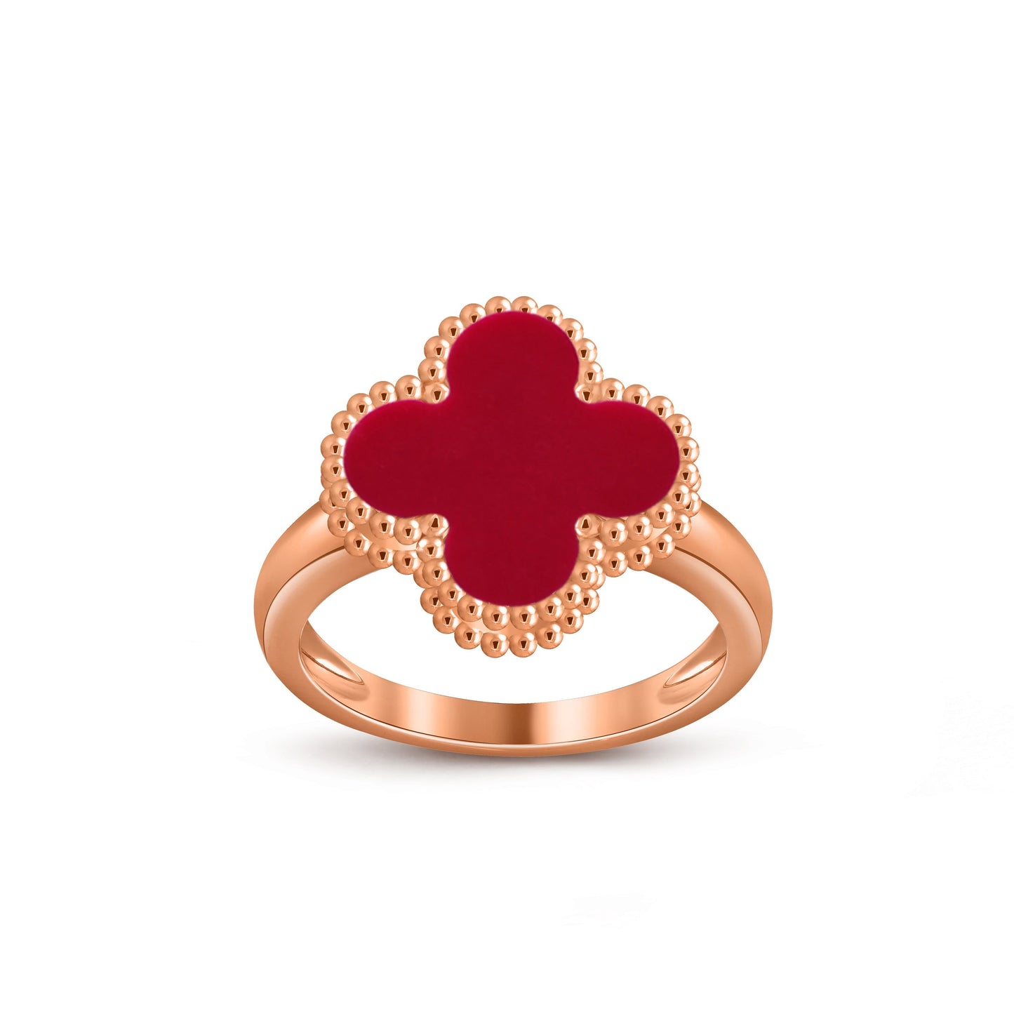 [Saipan]LUCKY CLOVER VINTAGE ROSE GOLD RING COLLECTION
