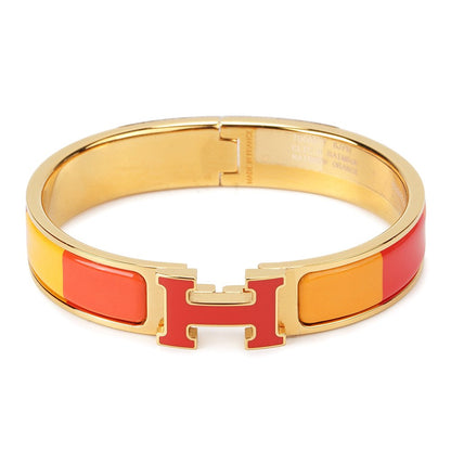 [Saipan]H BRACELET ORANGE RAINBOW CERAMIC