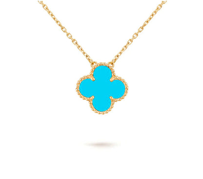 [Saipan]15MM CLOVER FLOWER PENDANT NECKLACE COLLECTION