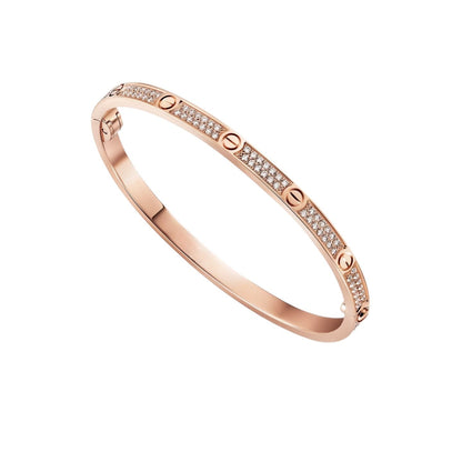 [Saipan]CLASSIC 3.65MM LOVE FULL PAVE BANGLE