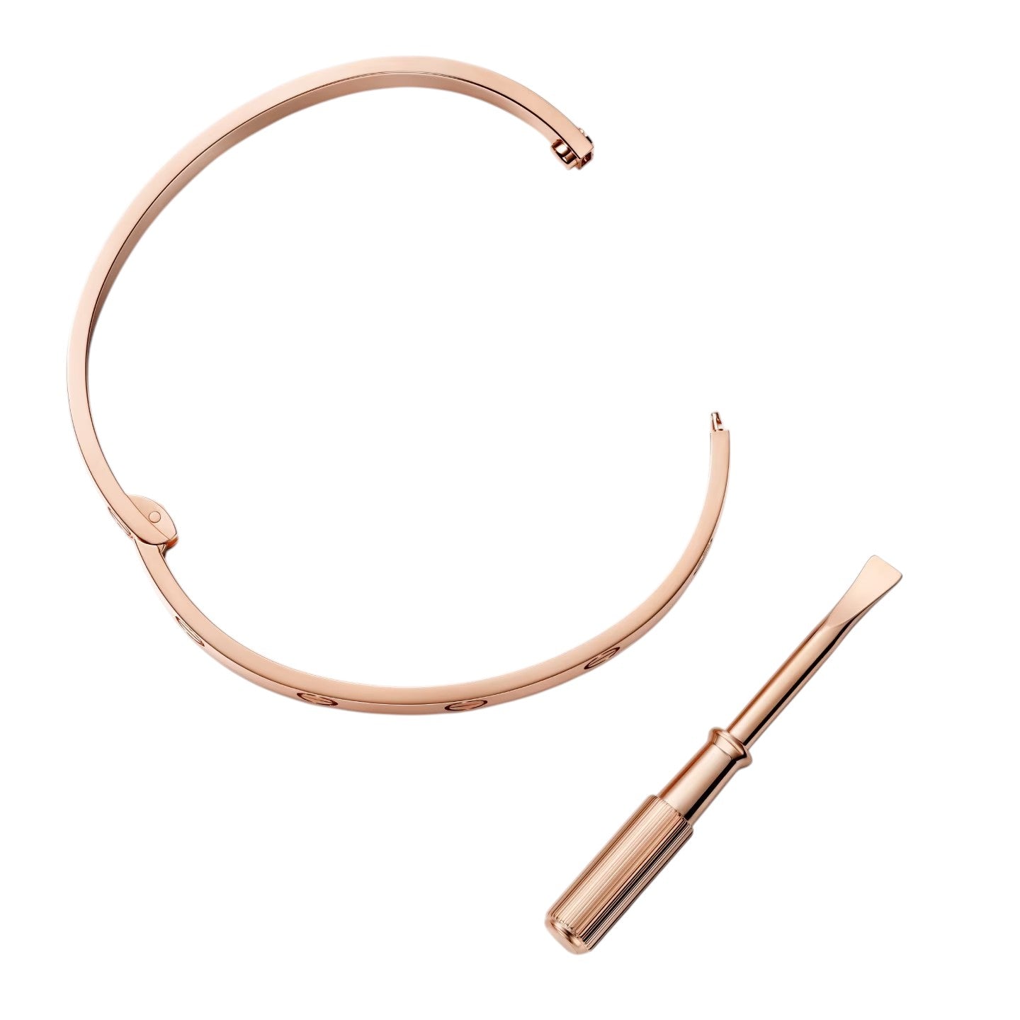 [Saipan]CLASSIC 6.1MM LOVE SINGLE-SCREW CLOSURE BANGLE