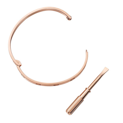 [Saipan]CLASSIC 6.1MM LOVE SINGLE-SCREW CLOSURE BANGLE
