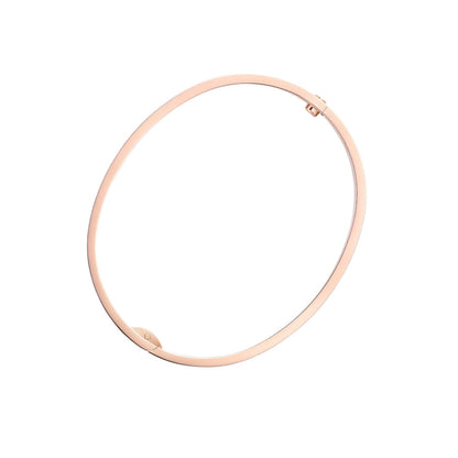 [Saipan]CLASSIC 6.1MM LOVE SINGLE-SCREW CLOSURE BANGLE - 10-DIAMOND