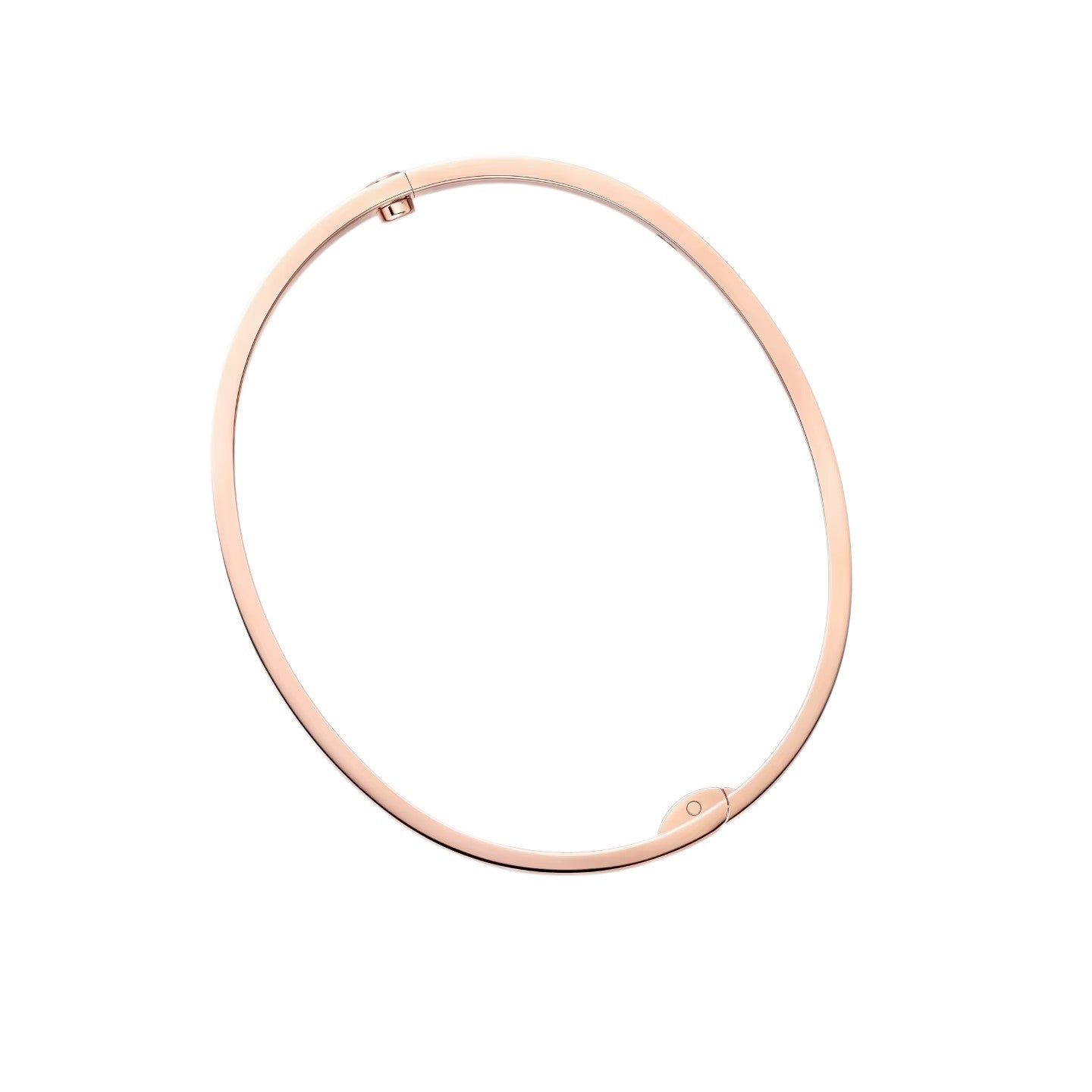 [Saipan]CLASSIC 6.1MM LOVE SINGLE-SCREW CLOSURE BANGLE - 4-DIAMOND